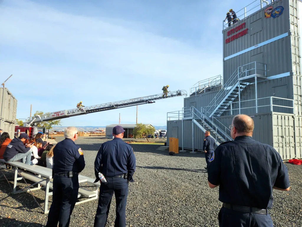 Cal-Fire fire training tower — Stump MFG project, Butte County CA
